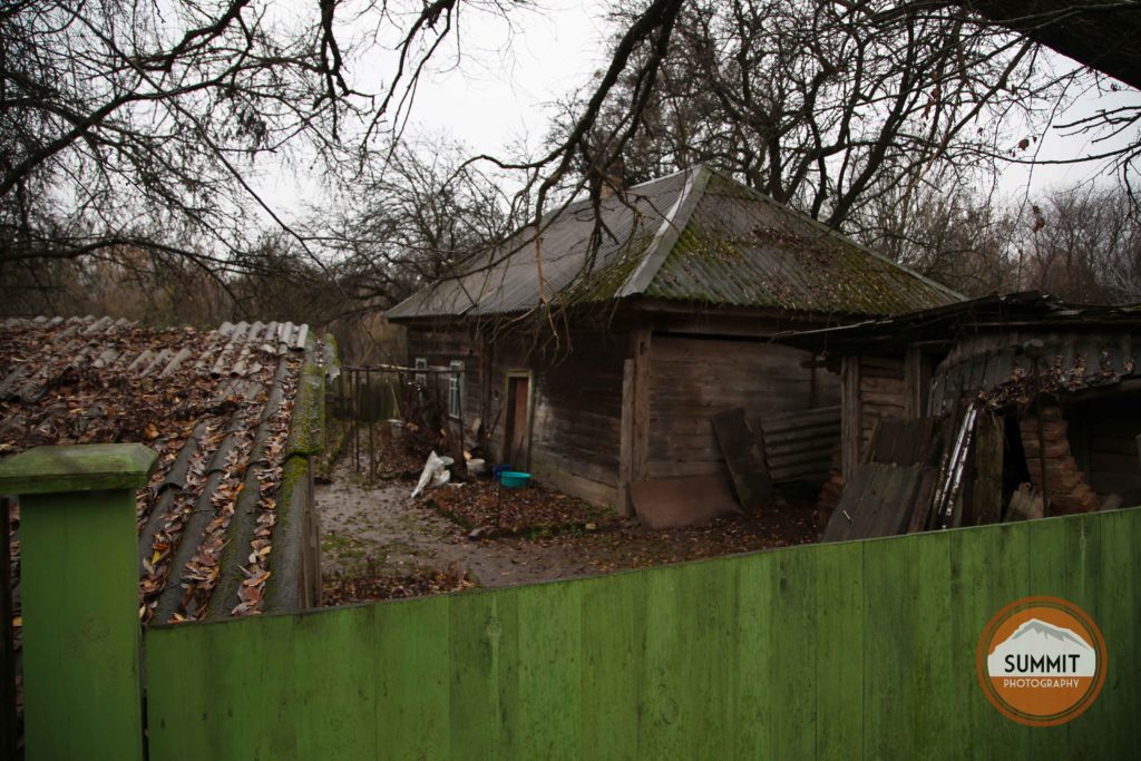 The home of a fascinating resilient women living in Zalissya within the exclusion zone