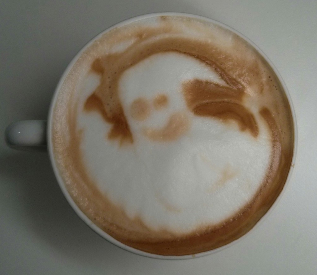 The pinnacle of my burgeoning latte art career.