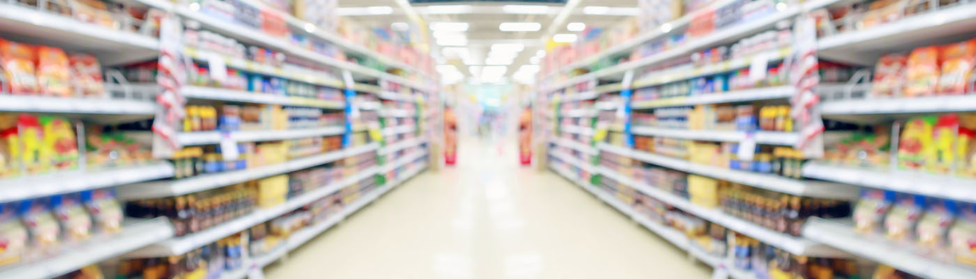 Blurry Grocery Aisle