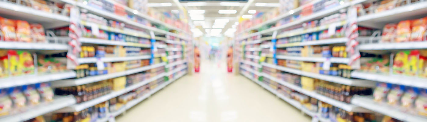 Blurry Grocery Aisle