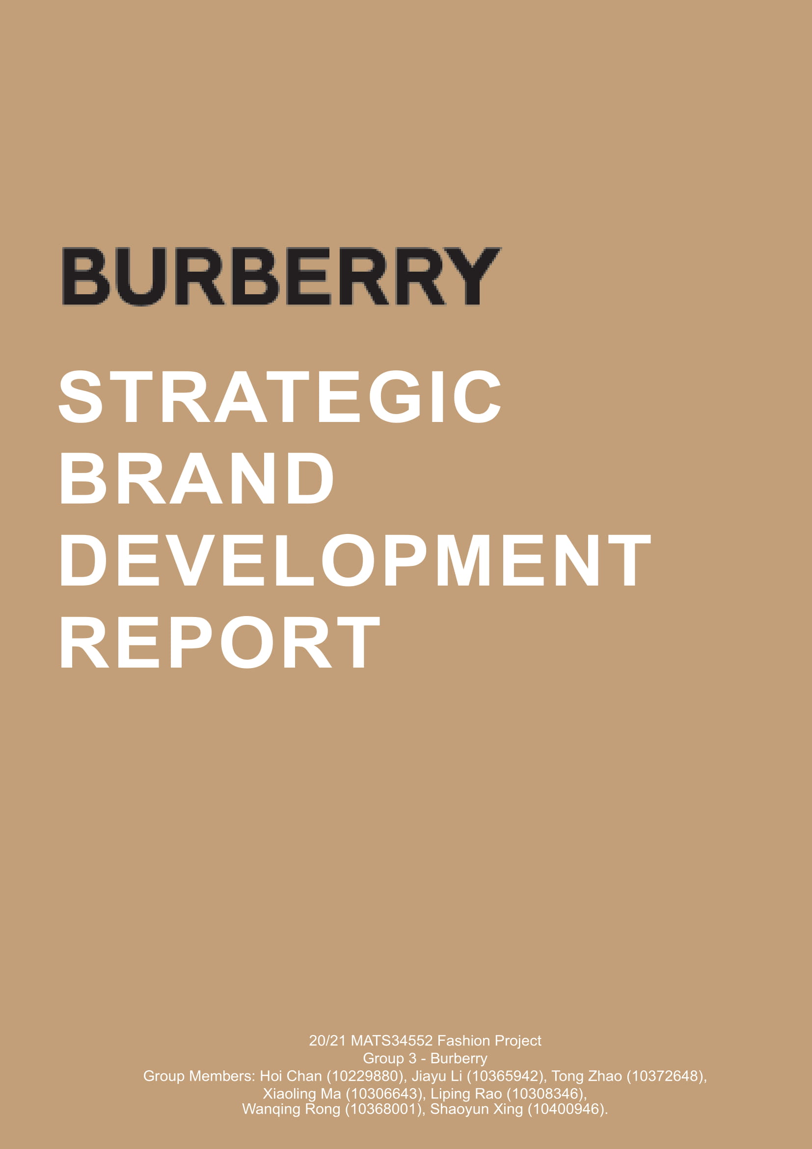 burberry group strategy