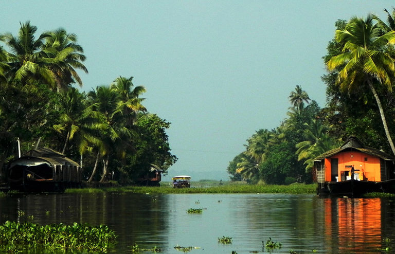 Backwaters in Kerala, India