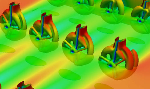 12 turbine array