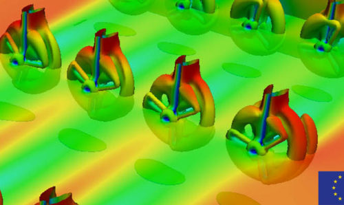 12 turbine array