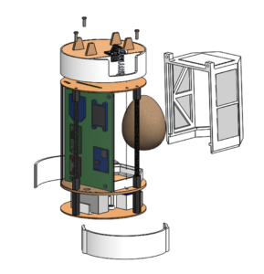 CanSat design with egg