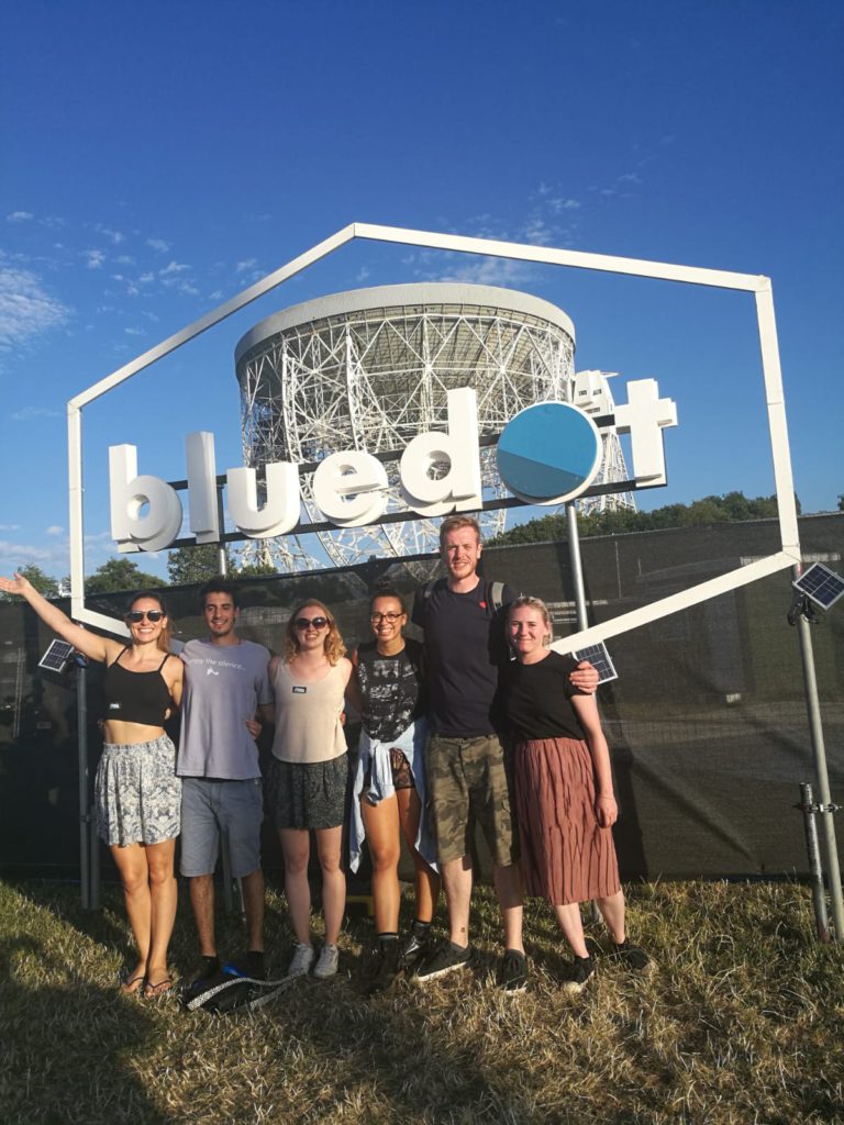 Bluedot Festival group photo