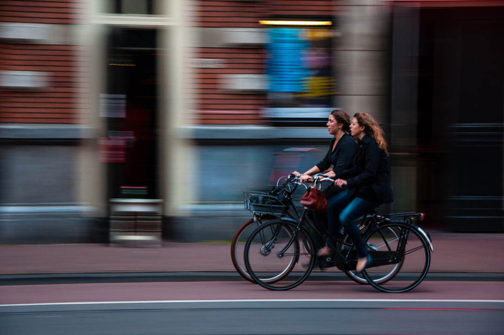 People cycling