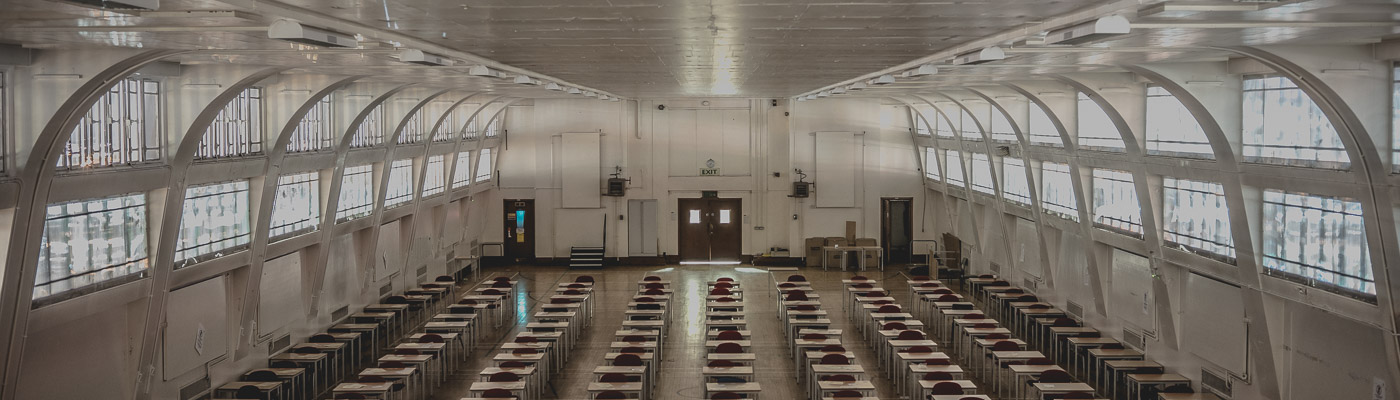 Exam hall at Sackville Street Building