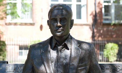 Alan Turing Manchester statue