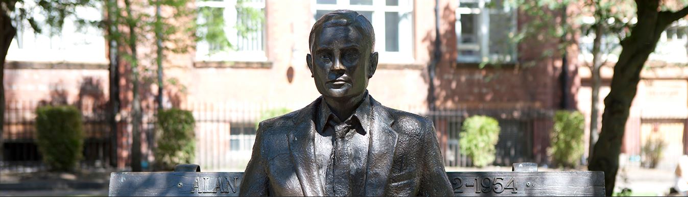 Alan Turing Manchester statue