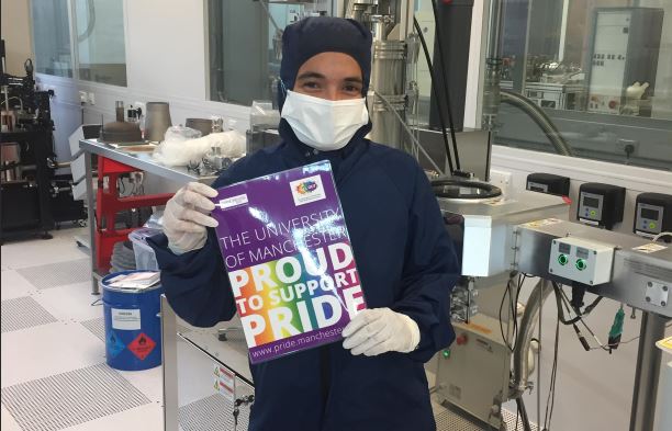 Research tech with Pride magazine