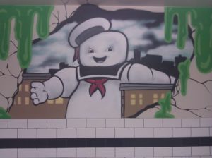 Ghostbusters graffiti