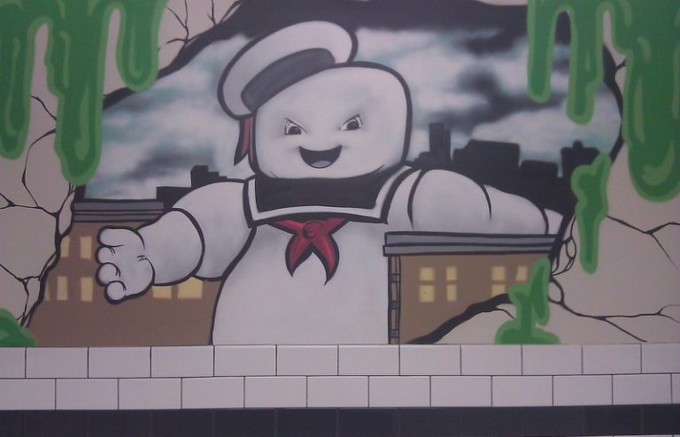 Ghostbusters graffiti 