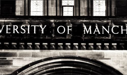 University of Manchester sign