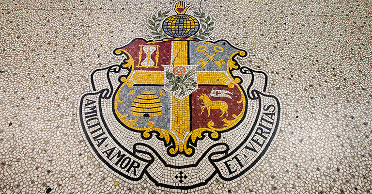 Oddfellows Society mosaic crest