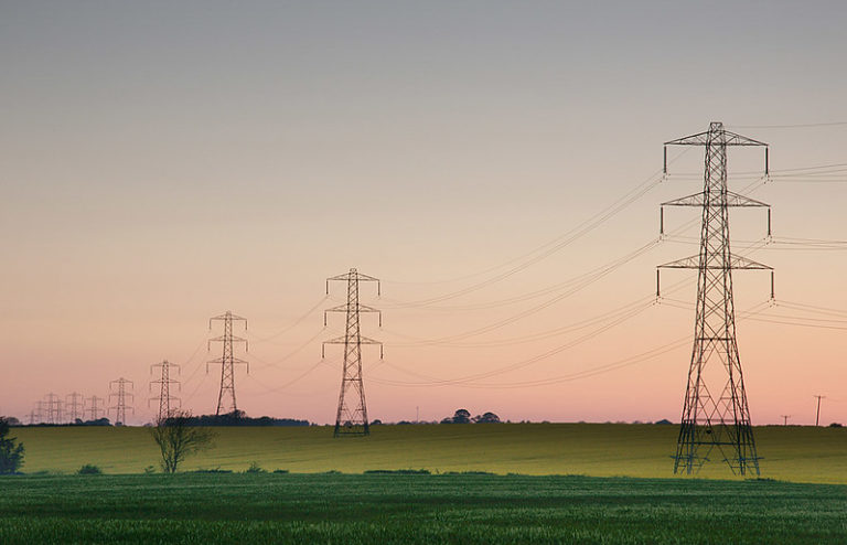 Electricity pylons