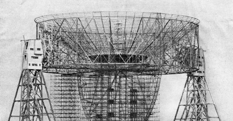 Building of the Lovell Telescope.