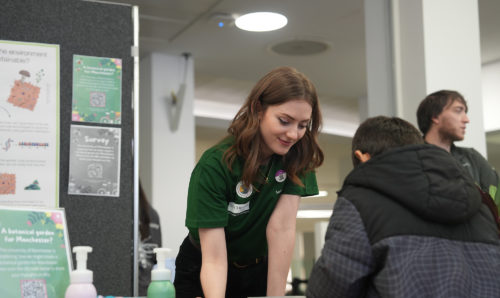 A volunteer at Green Together