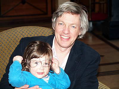 Stuart with his daughter, Alice. You'll her more about her later...