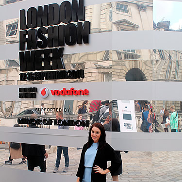 At London Fashion Week!