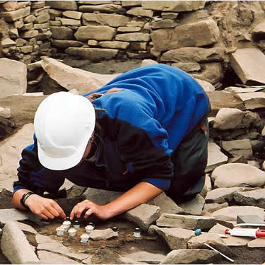 At work in her own research area