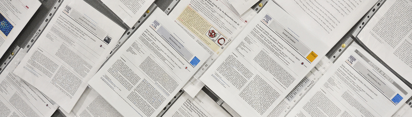 PhD documents on a wall